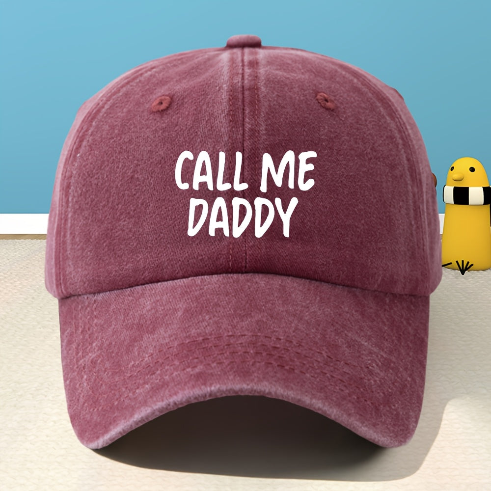 Adult Unisex Printed Baseball Cap Men Women Classic Washed Distressed Vintage Duckbill Cap Outdoor Casual Sports Streetwear Vacation Hat Individual Street Rock Rap Hip-Hop Cap Soft Comfortable Sweat-Absorbing Adjustable Hat
