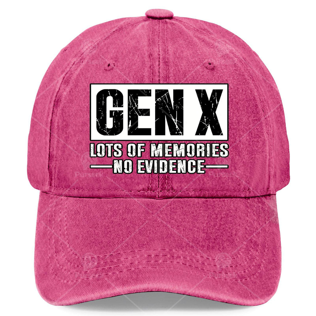 Unisex Stylish Washed Baseball with Plenty of Memories from Gen X, But No Proof
