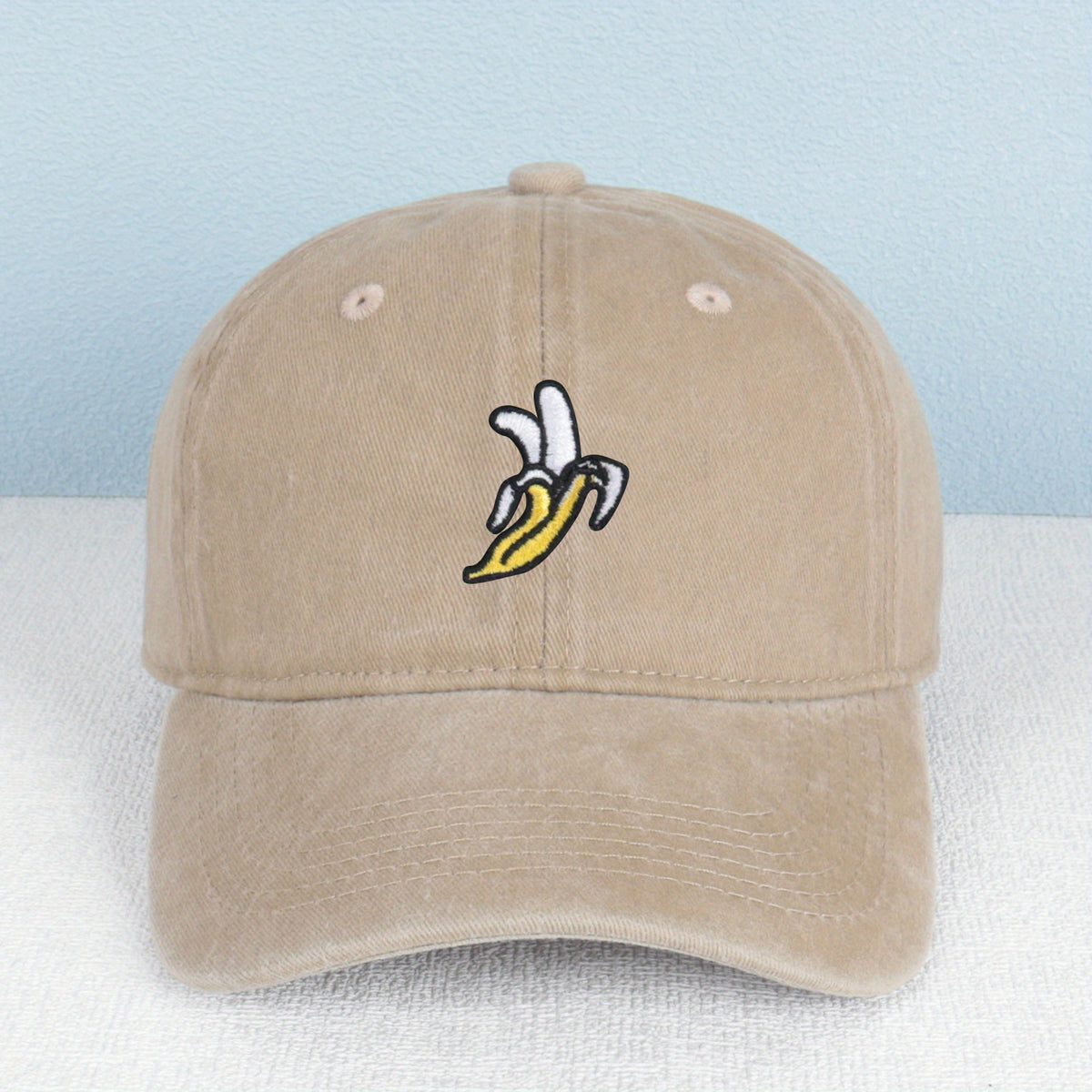 Fashion Banana Embroidery Baseball Cap Adjustable Unisex Hat Multi-color Retro Style Women's Hat
