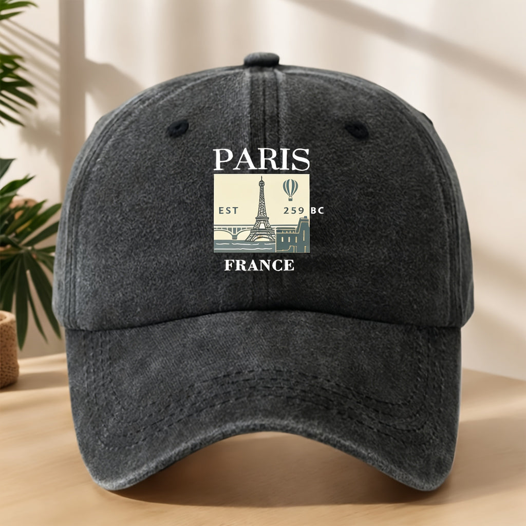 Men's Summer Casual Washed Baseball Hat, Lightweight Adjustable Outdoor Sun Hat for Everyday