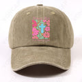 God Faith And Trust in God Vintage Pattern Washed Distressed Hat, Unisex, Front Print, Trendy Wear, Comfortable for Home, Commuting, Campus, Sports, Parties, And Holidays, Ideal Gift Choice