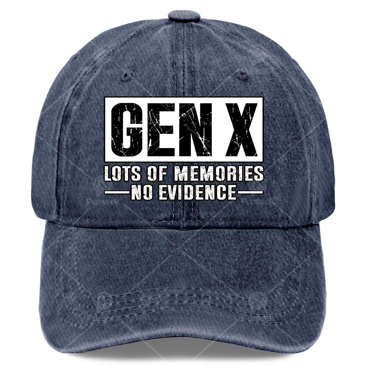 Unisex Stylish Washed Baseball with Plenty of Memories from Gen X, But No Proof