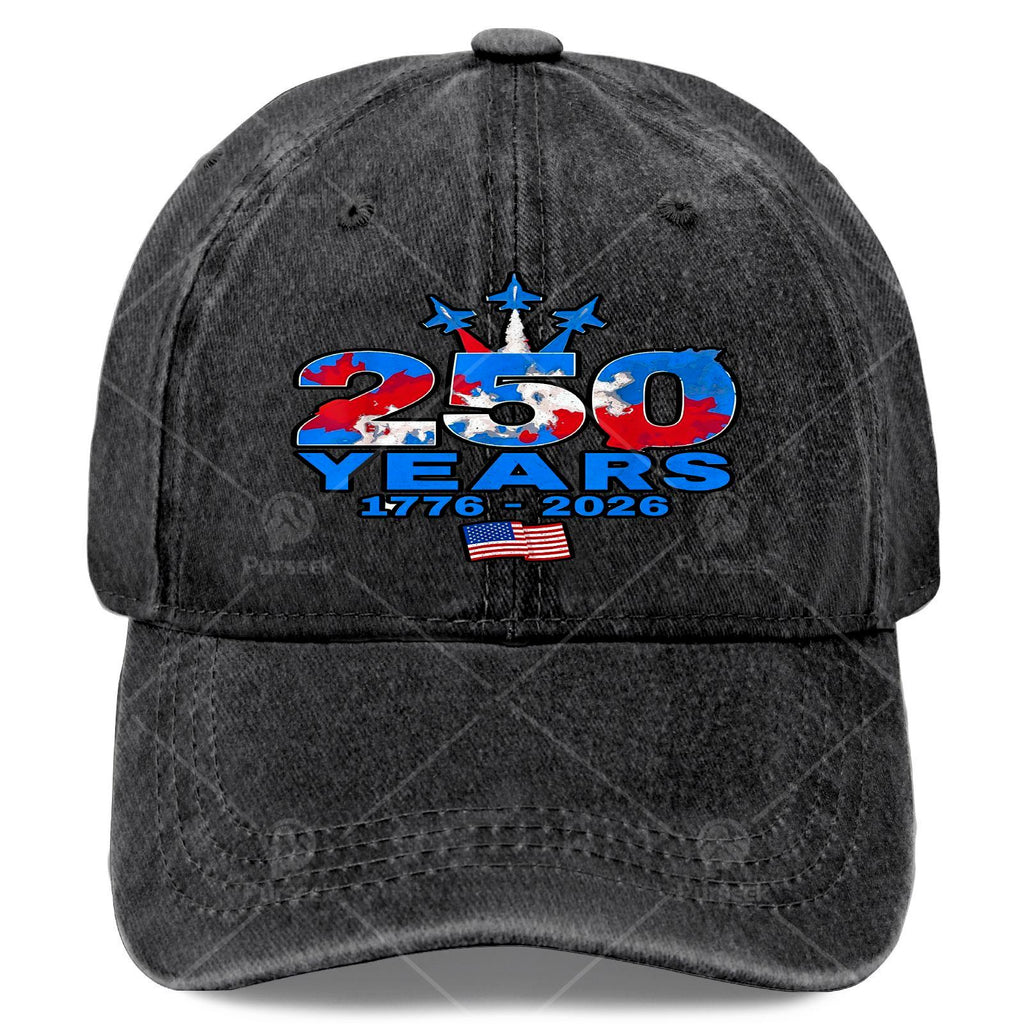 US 250th Anniversary 1776-2026 Patriotic Baseball - Retro Full-Body Flag Print Suitable for 4th of, Semiquincentennial Commemorative Hat, Unisex for &, Historical for Independence Day Gifts