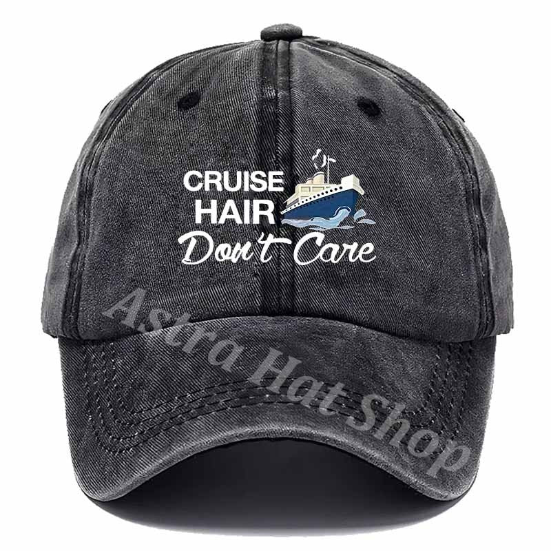Stylish And Fashionable Baseball Cap Featuring Cruise-Themed Lettering, Perfect for Your Cruise Adventures