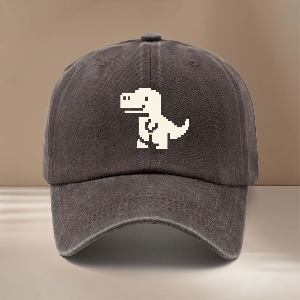 This Is a Baseball Cap with Pixel Art Pattern, Trendy Comfortable Adjustable Size Casual Hat Unisex Lightweight Easy Duckbill Cap Outdoor Sports Dining Camping Matching Fashion Curved Brim Hat Sports Event Cheerleading Matching Style Versatile 6-Pan
