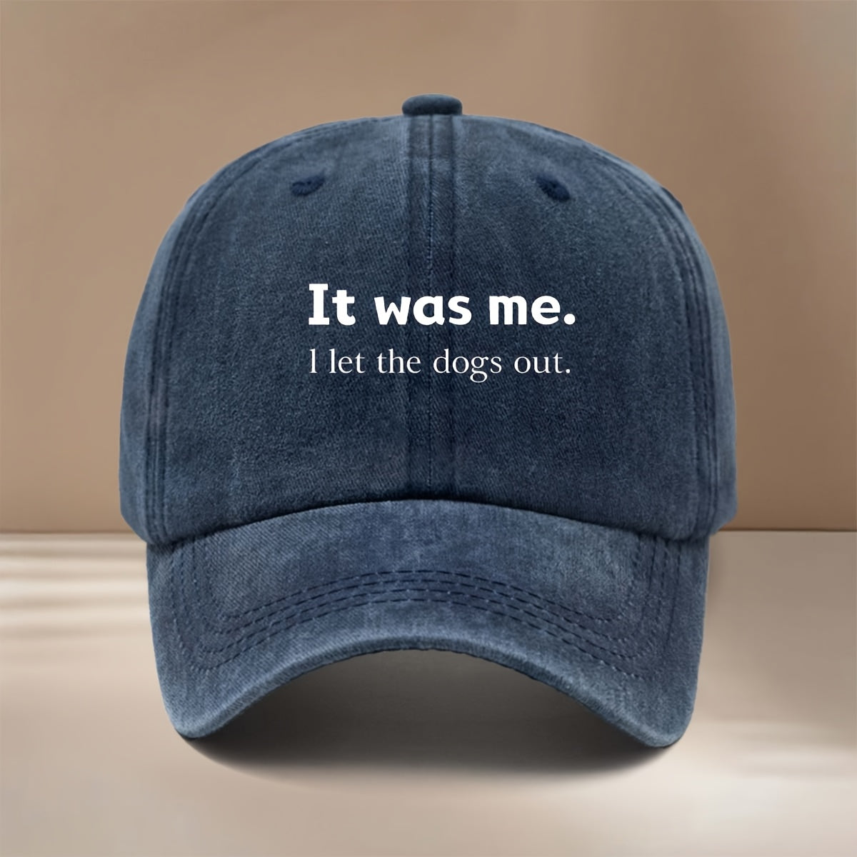 This Is a "IT Was Me." Printed Baseball Cap with a Relaxed, Adjustable Fit. It's a Unisex Hip-hop Hat, a Comfortable and Simple Snapback Cap Suitable for Outdoor Sports, Dinners, and Camping. It's a Lightweight,  Curved-brim Hat That Pairs Well