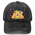 Cute Capybara Turtle Boba Tea Kawaii Anime Y2K Capibara Baseball Hat Unisex Low