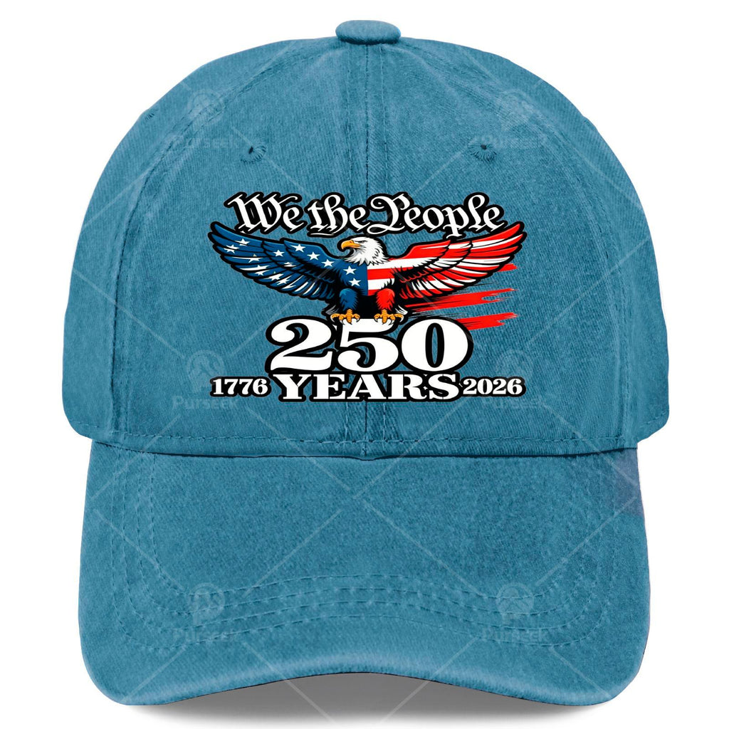 Men' & Women' 250th Anniversary Baseball Shirt (1776-2026) - Fourth of July Commemorative Pullover, Washed Retro Style Suitable for July 4th, Machine Washable History Apparel