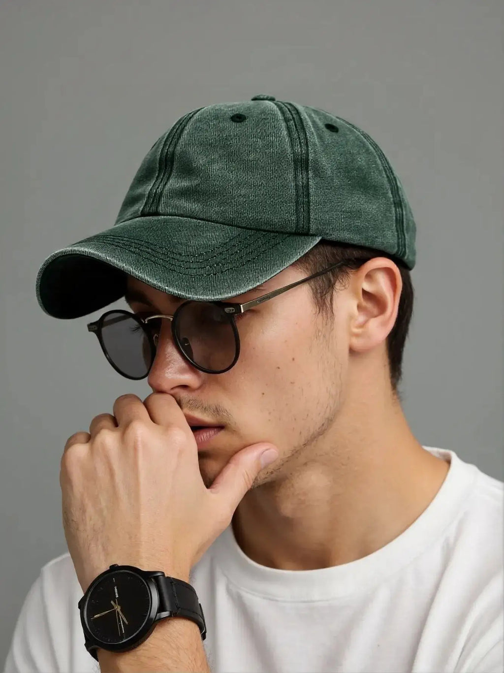 Men'S Cap Featuring a Sunset Palm Tree Design, Perfect for Casual Wear And Outdoor Activities at The Beach. This Stylish Baseball Hat Is Adjustable And Comes in Various Styles