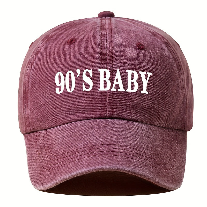 Men's Baseball Cap Outdoor Travel Fishing Hat Mountaineering Hat Retro Washed Sports Duckbill Cap Curved Brim Hat Adjustable High Quality Dad's Truck Hat