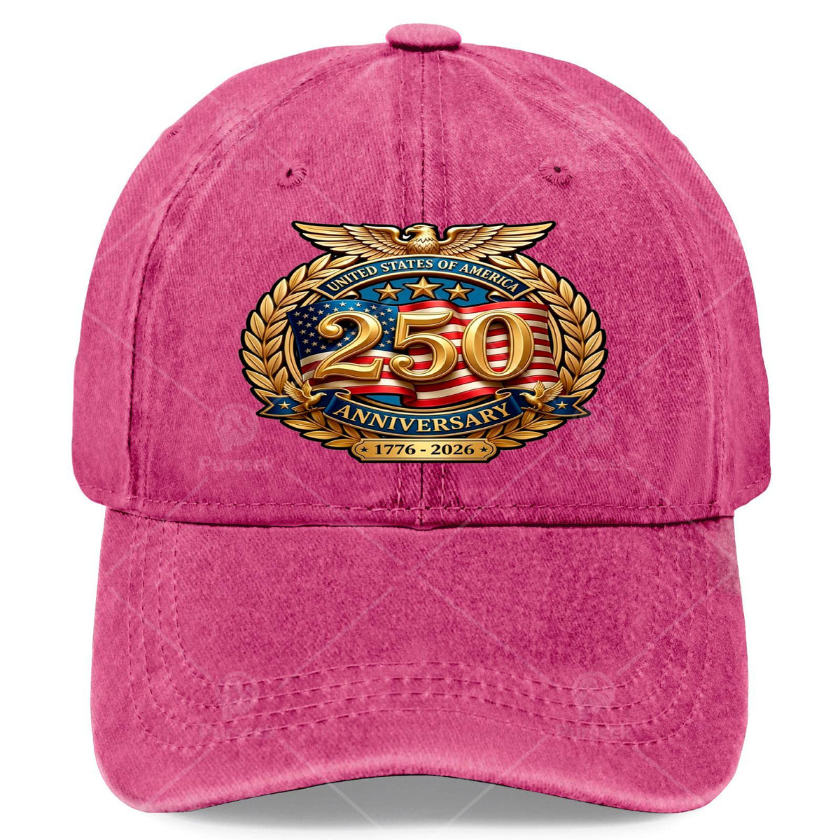 250th Anniversary of American Independence- Unisex American Flag Baseball