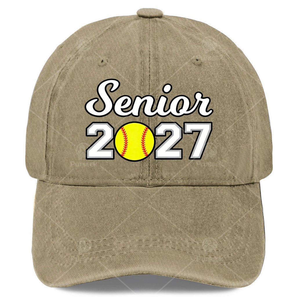 2027 Softball Graduating Class Graduation Cap, Unisex Fashionable Style