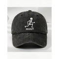 Vintage Skeleton Deadlift Gym Cap for Men Women Cool Fitness Street Style Hat for Workout Anniversary