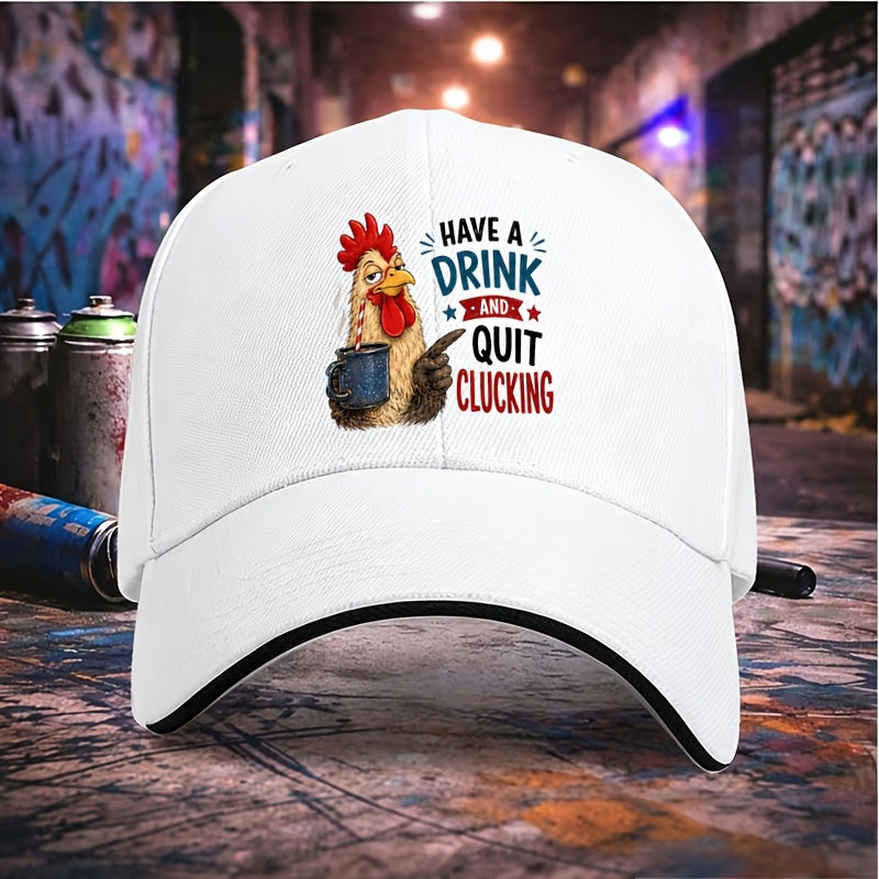 Adjustable Unisex Sandwich Brim Baseball Cap with Sandwich Brim & Buckle Closure - Machine Washable Suitable for Halloween, Christmas Parties, Daily Outdoor Wear, Suitable for and, Holiday Gift for Daily Use
