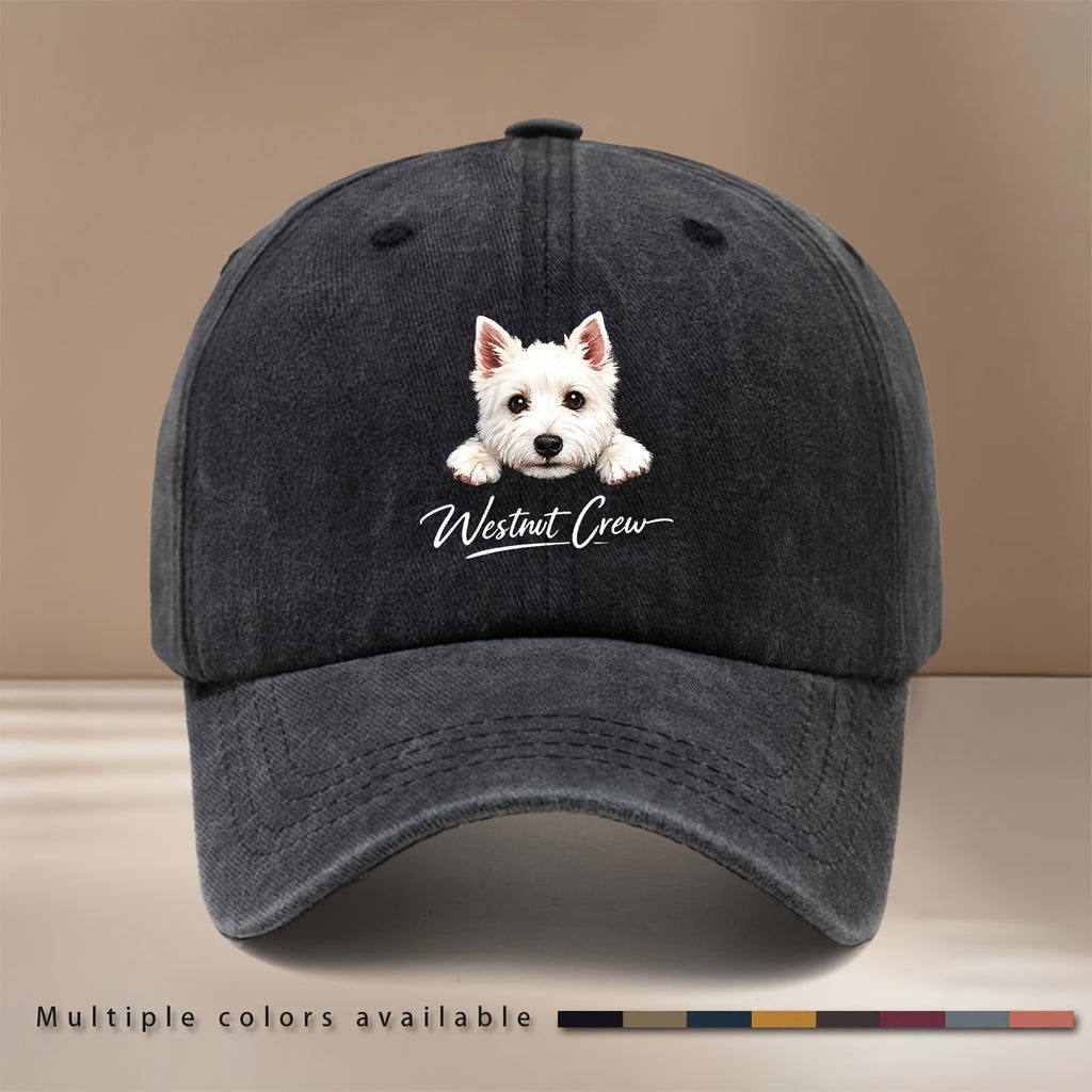 This Is a Westnut Crew Printed Baseball Cap, a Trendy, Comfortable, and Adjustable-sized Snapback Hat Suitable for Both Men and Women. It Is a Lightweight,  Curved-brim Hat Perfect for Outdoor Sports, Dinners, Camping, and Other Occasions