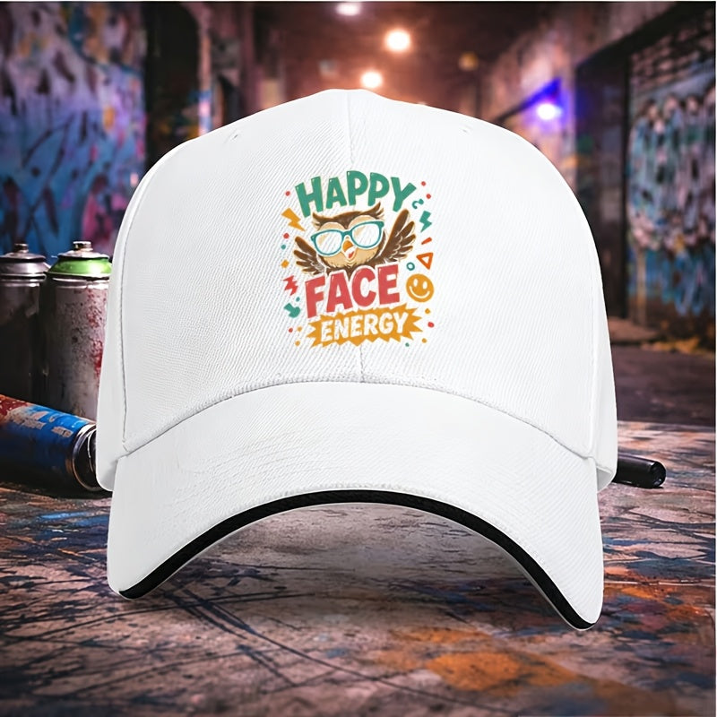 Adjustable Unisex Sandwich Brim Baseball Cap with Sandwich Brim & Buckle Closure - Machine Washable Suitable for Halloween, Christmas Parties, Daily Outdoor Wear, for and, for, for Gifts