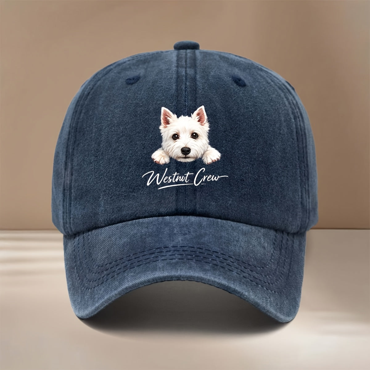 This Is a Westnut Crew Printed Baseball Cap, a Trendy, Comfortable, and Adjustable-sized Snapback Hat Suitable for Both Men and Women. It Is a Lightweight,  Curved-brim Hat Perfect for Outdoor Sports, Dinners, Camping, and Other Occasions