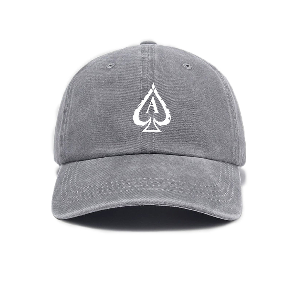 1 Washed And Distressed Printed Baseball Cap, Adult Retro Classic Versatile Peach Heart A Print Washed And Distressed Soft Top Sunshade Baseball Cap, Men'S And Women'S Baseball Cap