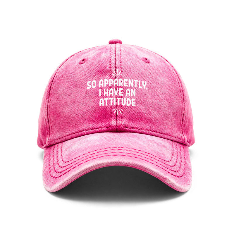 1pc of Vintage-Style Unisex Baseball Caps Featuring an Attitude Slogan, Designed for Street Style. They Are Adjustable And Perfect for Outdoor Activities And Casual Outings, Making Great Gifts for Both Men And Women, As Well As Friends