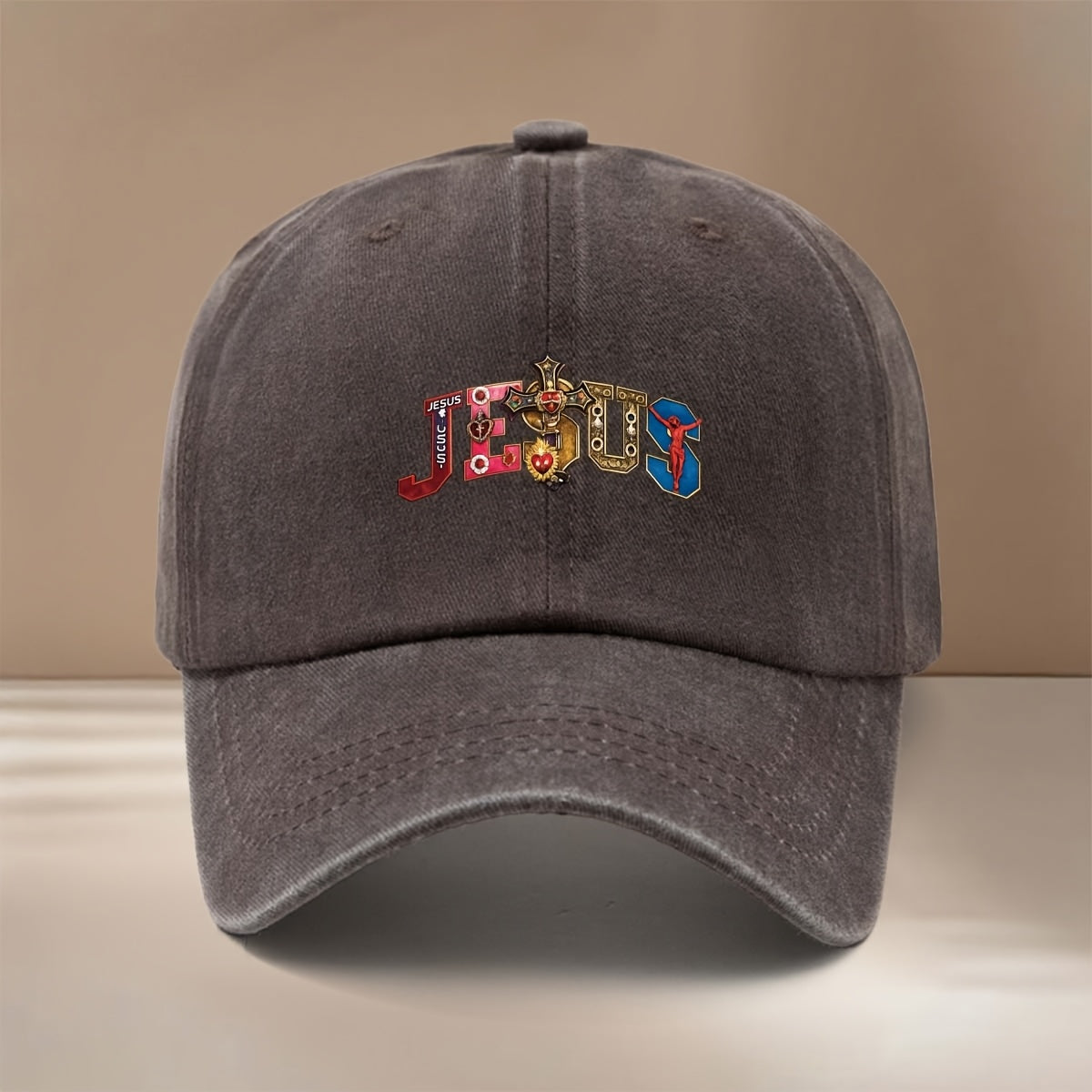 This Is a Baseball Cap with a Gemstone Pattern, Trendy, Comfortable, Adjustable Size, Duck Tongue Hat, Unisex, Lightweight, Personalized Curved Brim Hat, Suitable for Outdoor Sports, Dinners, Camping
