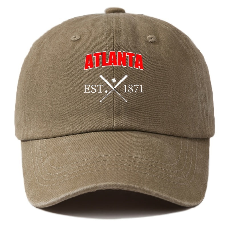 A Unisex Men's Baseball Cap with Cartoon Print, Adjustable and Stylish, Suitable for Outdoor Camping, Hiking, and Fishing