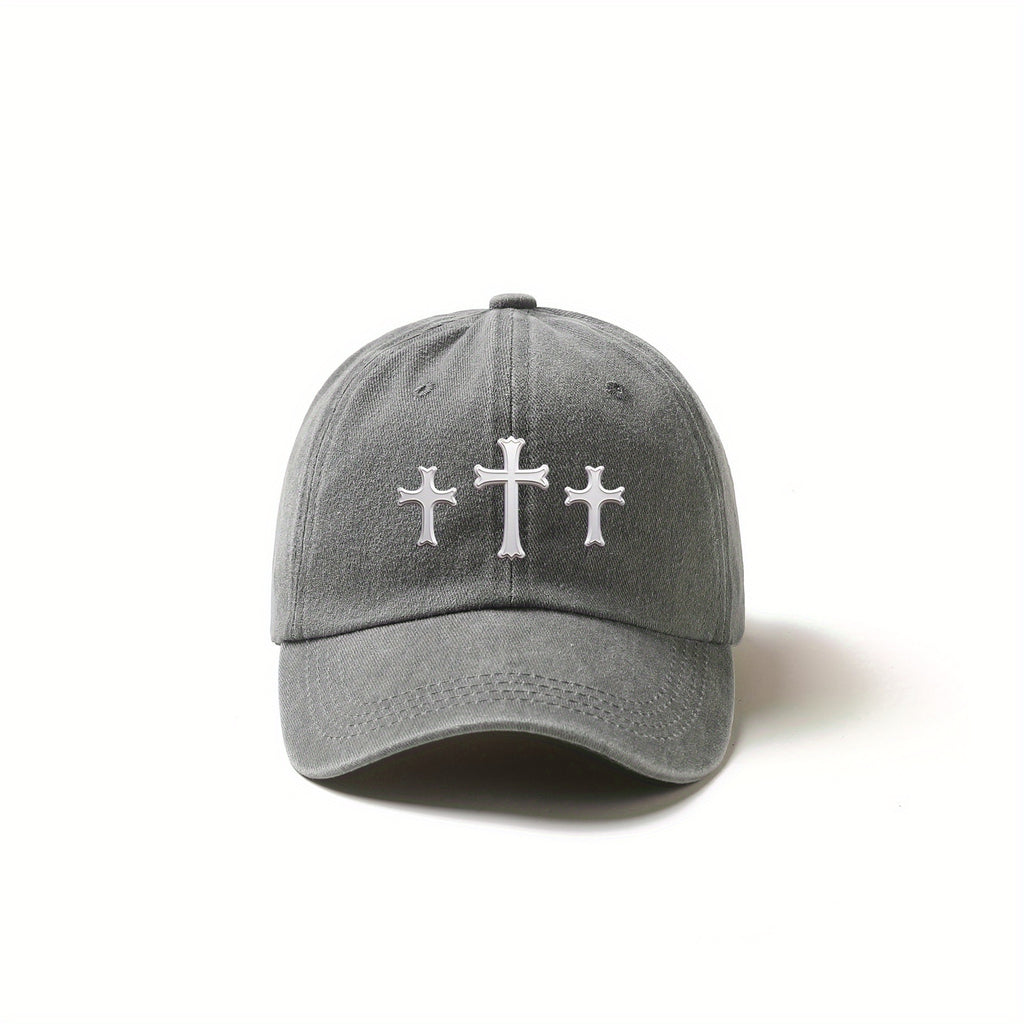 One Printed Baseball Cap with a Washed Look, Suitable for Outdoor Sports, and a Perfect Gift for Family