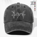 Unisex Printed Washed Vintage Baseball Cap Fashion Men Women Sun Hat Adjustable Size Trucker Cap Suitable for All Seasons Daily Wear
