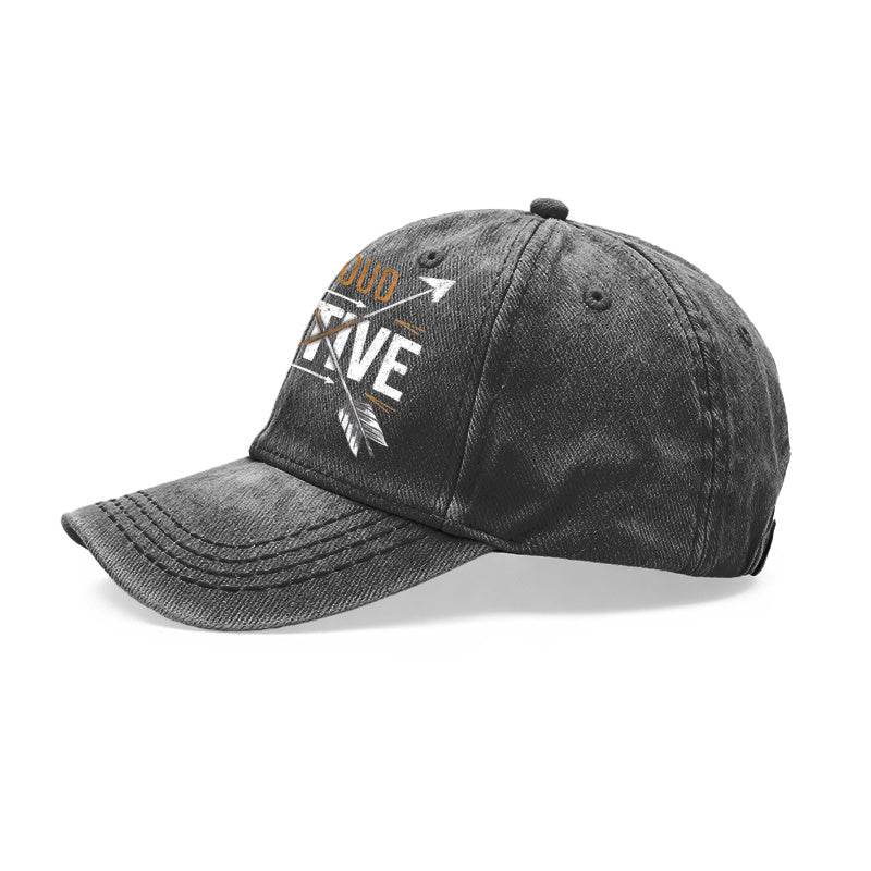 1pc Vintage Native American Indian Arrow Print Baseball - Adjustable Unisex Hat with Proud Native Design, Casual & Outdoor Wear for Men & Women, Arrowhead Graphic Suitable for, Gifts