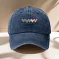 1pc Hat, "Heart and Happiness" Printed Baseball Cap, Adjustable Solid Color Hat, Dad Hat, Hiking Hat, Perfect for Outdoor Activities, Daily Outings, Shopping and Dating, Versatile Headwear Accessory