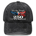 Men' & Women' 250th Anniversary Baseball Shirt (1776-2026) - Fourth of July Commemorative Pullover, Washed Retro Style Suitable for July 4th, Machine Washable History Apparel