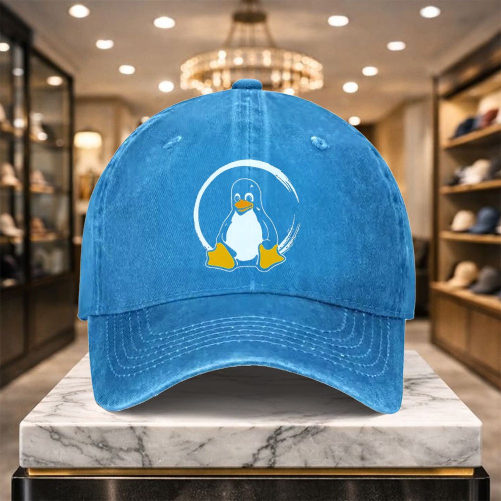 Versatile Casual Linux Baseball Cap with Adjustable Design, Suitable for Outdoor Sports And Everyday Casual Wear, a Casual Street Hat for Casual Outfits