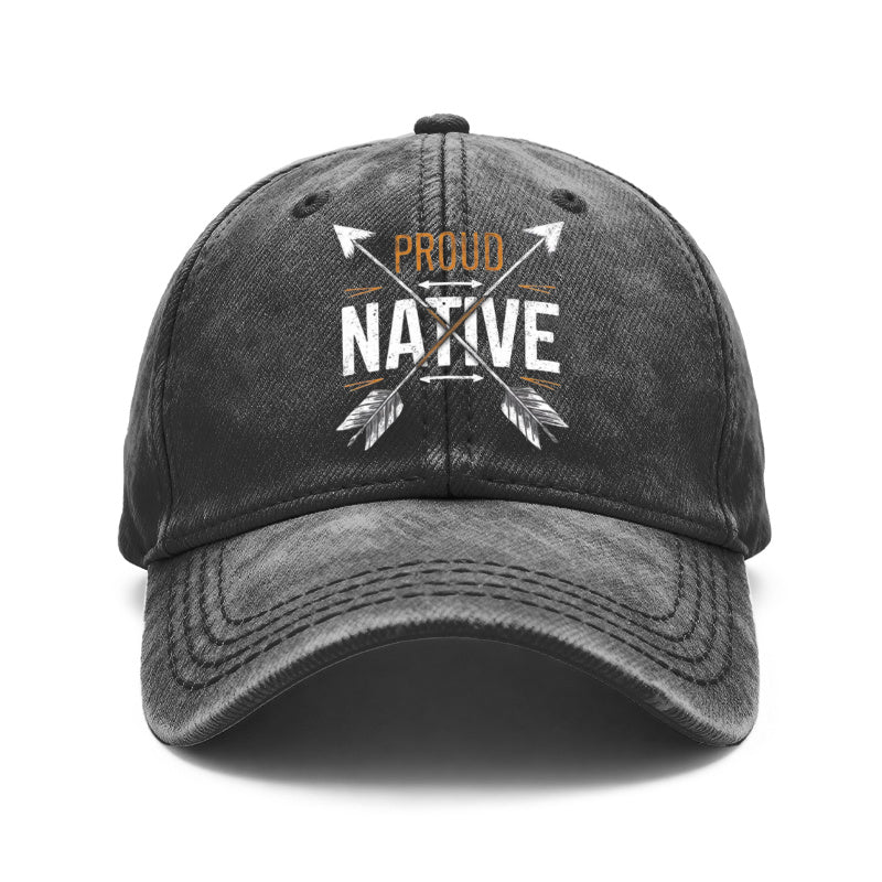 1pc Vintage Native American Indian Arrow Print Baseball - Adjustable Unisex Hat with Proud Native Design, Casual & Outdoor Wear for Men & Women, Arrowhead Graphic Suitable for, Gifts