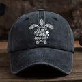 Marine-Themed Cap, 'Allow The Waves to Guide You' - Stylish And Adjustable, Inspired by Sea Turtles And Ocean Motifs, Perfect for Outdoor Activities, Fishing, And Everyday Use, Fishing Headgear