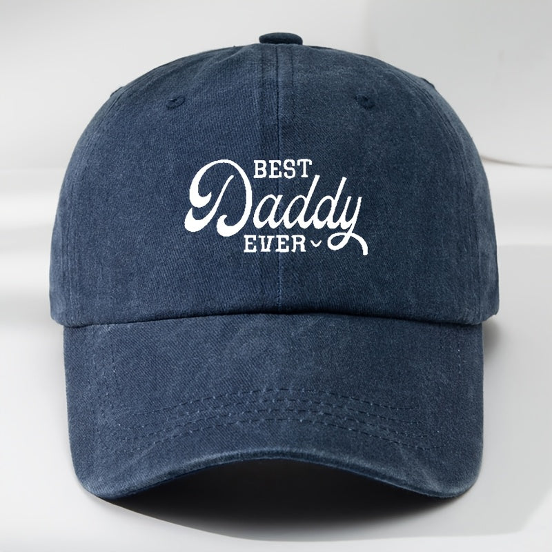 Fun Letter Print Baseball Cap, Outdoor Men's Casual Sports Sun Hat with Adjustable Fit