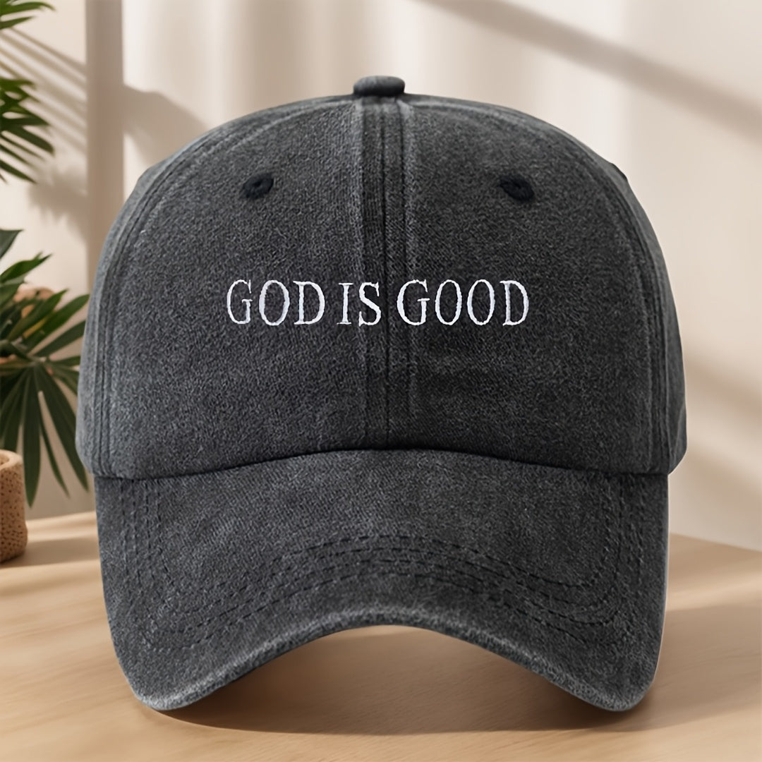 Men's Summer Casual Washed Baseball Hat, Lightweight Adjustable Outdoor Sun Hat for Everyday