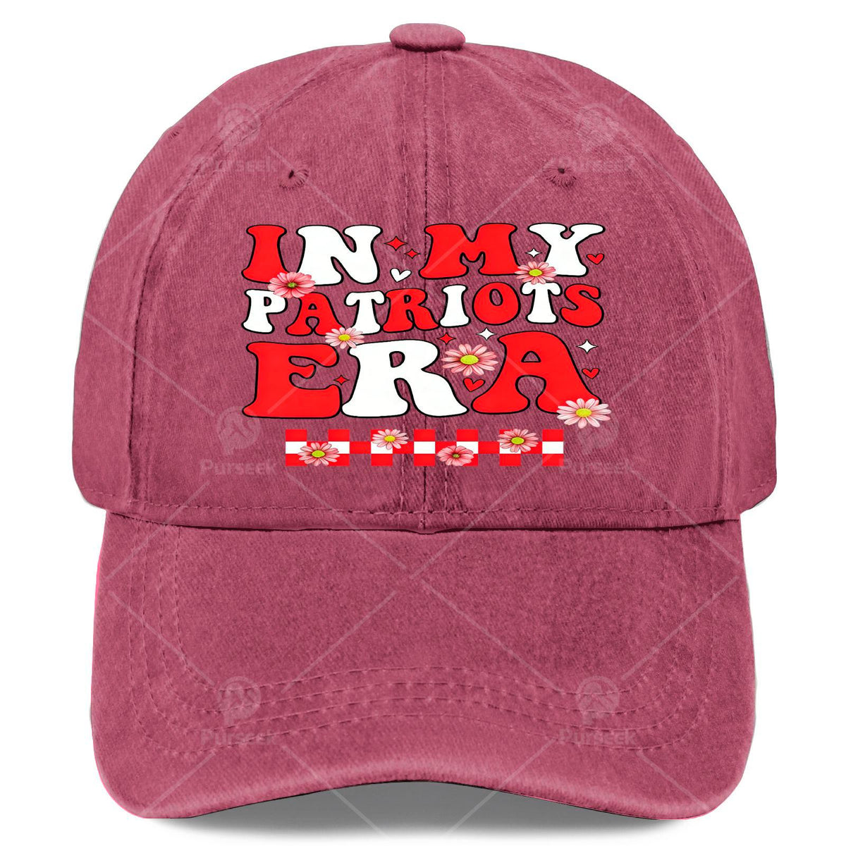 Patriot Era Duckbill Baseball Cap - Vintage Washed Unisex Adjustable Cap with Retro Print, Machine Washable Suitable for Men & Women, Washed Aesthetic for Casual Wear,, Themed Events