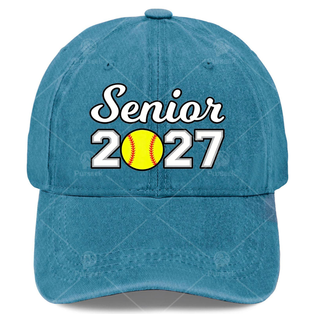 2027 Softball Graduating Class Graduation Cap, Unisex Fashionable Style