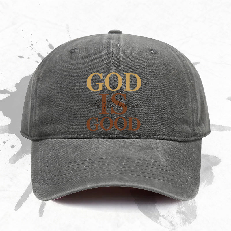 1P 1pc, "Good Times" Adjustable Baseball Cap, Lightweight Printed Women's Hat, "Fashion Casual" Men's Trendy Cap, an Ideal Gift for Weddings, Parties, and Birthdays