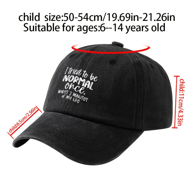 A Men'S Baseball Cap for Both Men And Women, with Cartoon Print, Adjustable, Fashionable And Versatile, Suitable for Outdoor Camping, Hiking, And Fishing