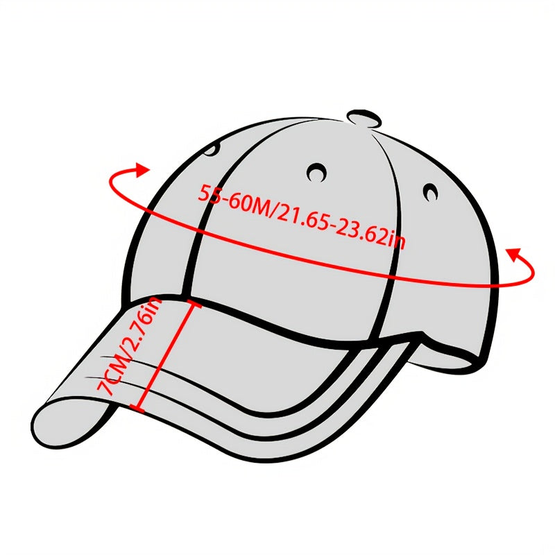 Unisex Pink Retro Adjustable Brim Soft Top Baseball Cap - Outdoor Sports Fishing Camping Hat Suitable for Men & Women, Year-Round Use