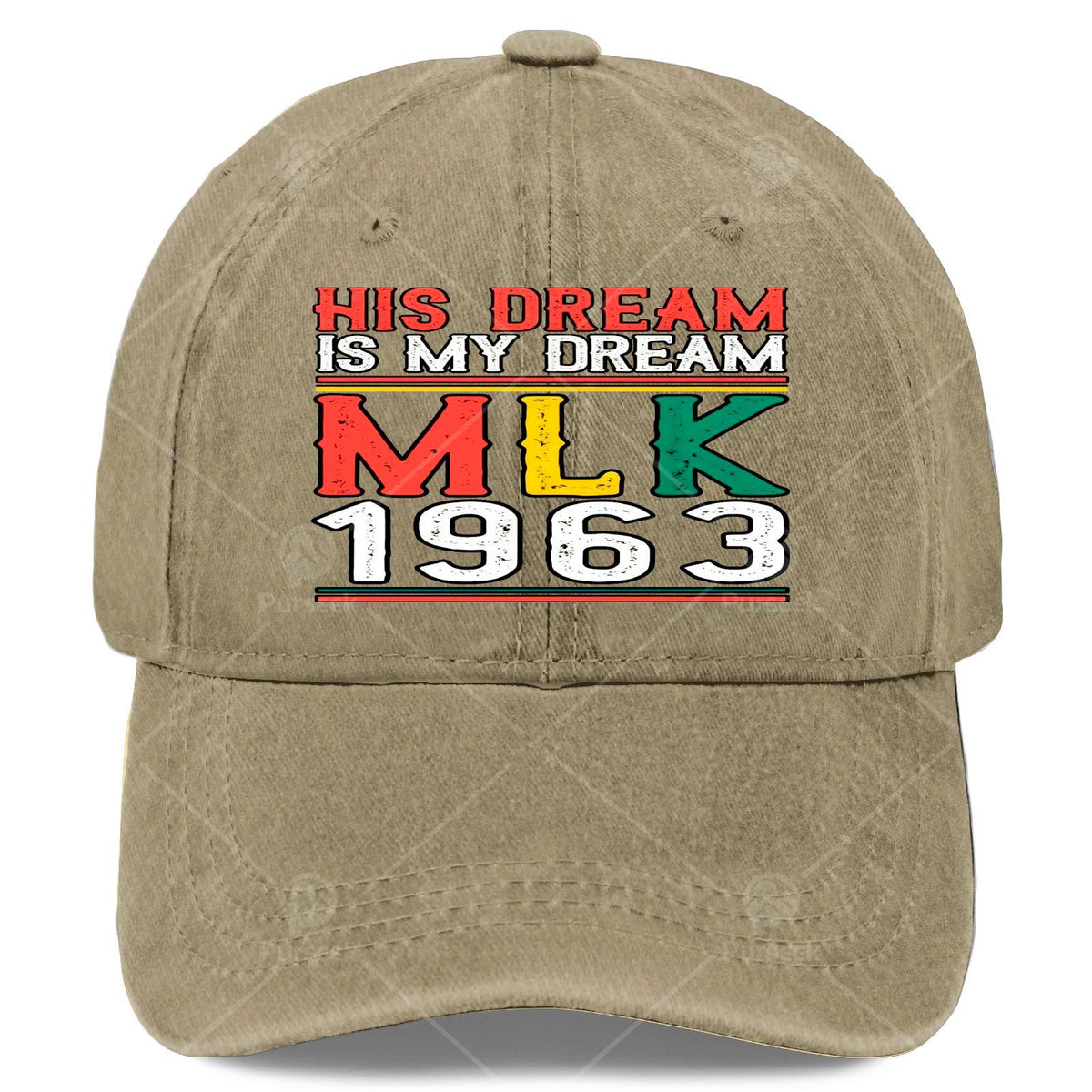 His Dream Is My Dream MLK Day 1963 Black History Month Baseball Hat Unisex Cool