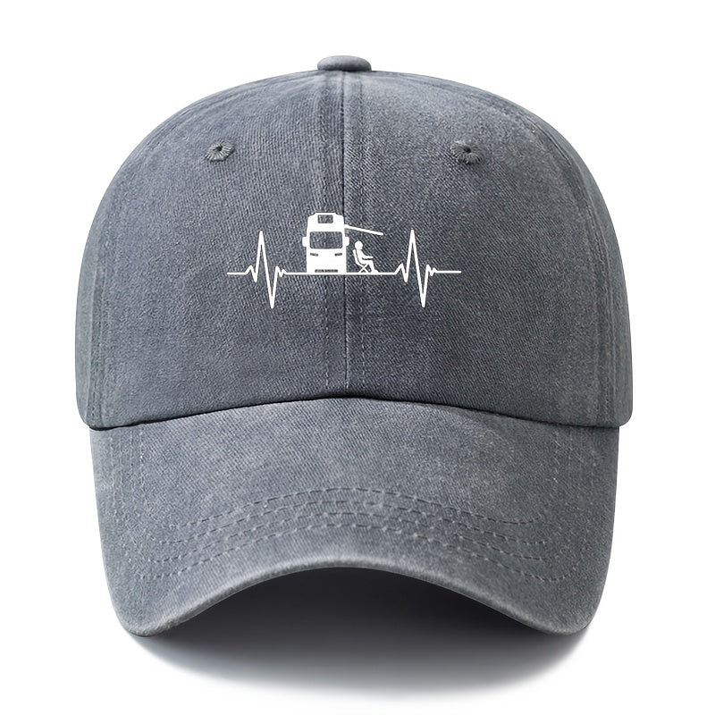 A Stylish And Versatile Printed Baseball Cap Suitable for Both Men And Women, Featuring a Classic Retro Washed Design. This Lightweight Outdoor Cap Is Perfect for Truck Drivers And Is Ideal for Casual Occasions Such As Outdoor Vacations, Camping