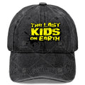 The Last Kids on Earth Retro Washed Distressed Baseball Cap - Unisex Low-Profile Suitable for Christmas, Games & 4th of, Iconic Full-Body Print, Lightweight Round Cap for Casual Wear & Themed Events