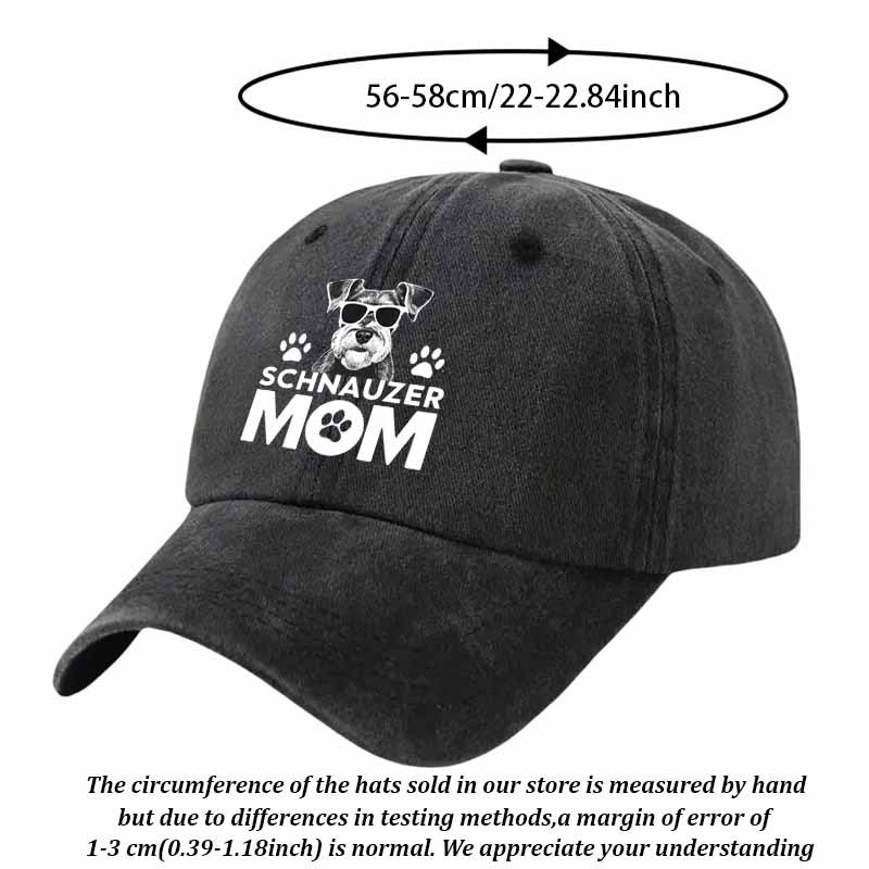 Trendy Baseball Cap with White Lettering And Paw Prints-A Must-Have for Pet Lovers' Casual Attire.