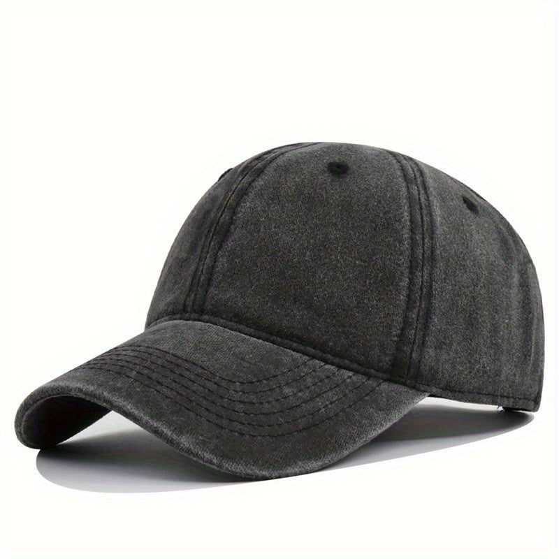 Unisex 100% Baseball Cap, Floral and Mountain View Print, Adjustable Buckle Closure, Lightweight, Breathable, Sun-protective, Ideal for Outdoor Sports and Summer Activities