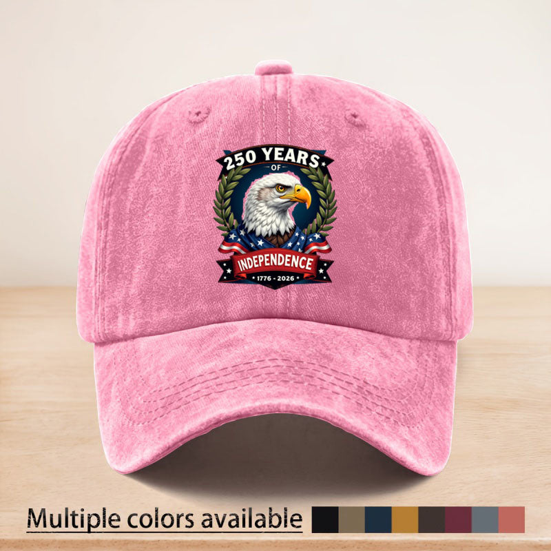 Vintage Eagle Pattern Independence Day Printed Baseball Cap, Adjustable Size, Suitable for All Seasons, Multi-functional, Lightweight and Breathable, Sun, Ideal for Outdoor Sports, Fishing, Picnics, Camping, Casual and Versatile, a Perfect