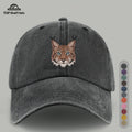 1pc Lynx Pattern Baseball Cap | Lightweight, Comfortable, Breathable, Adjustable Fit, Ideal for Beach Vacations, Casual Outdoor Activities, and Valentine's Day Gifts