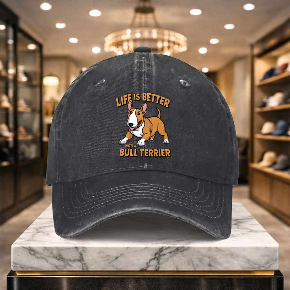 Versatile Casual Bull Terrier Baseball Cap with Adjustable Design, Suitable for Outdoor Sports And Everyday Casual Wear, a Casual Street Hat for Casual Outfits
