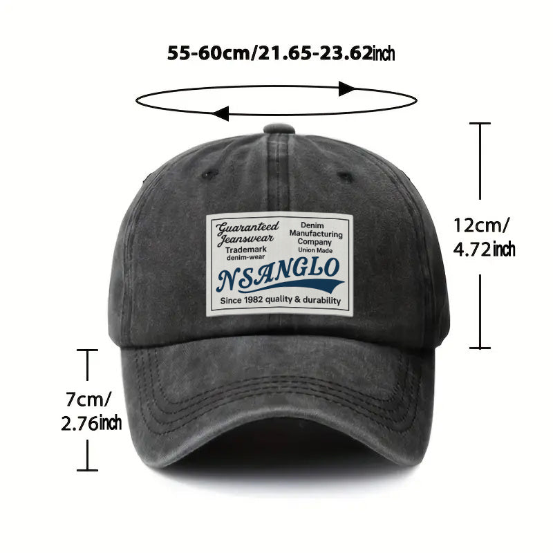 1pc, Adjustable Baseball Cap with " Print", Lightweight Printed Craft Women'S Hat, "Trendy Print" Men'S Trendy Hat, Ideal Gift for Weddings, Parties, Birthdays, Fashionable And Versatile, Comfortable And Breathable, Showcasing Individual Style
