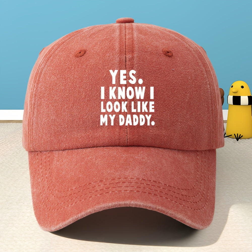 Unisex Printed Baseball Cap, Classic Washed Distressed Vintage Duckbill Cap for Outdoor, Casual, Sports, Shopping, and Vacation,  Street Rock Rap Hip-Hop Hat, Soft, Comfortable, Sweat-Absorbent, Adjustable Cap